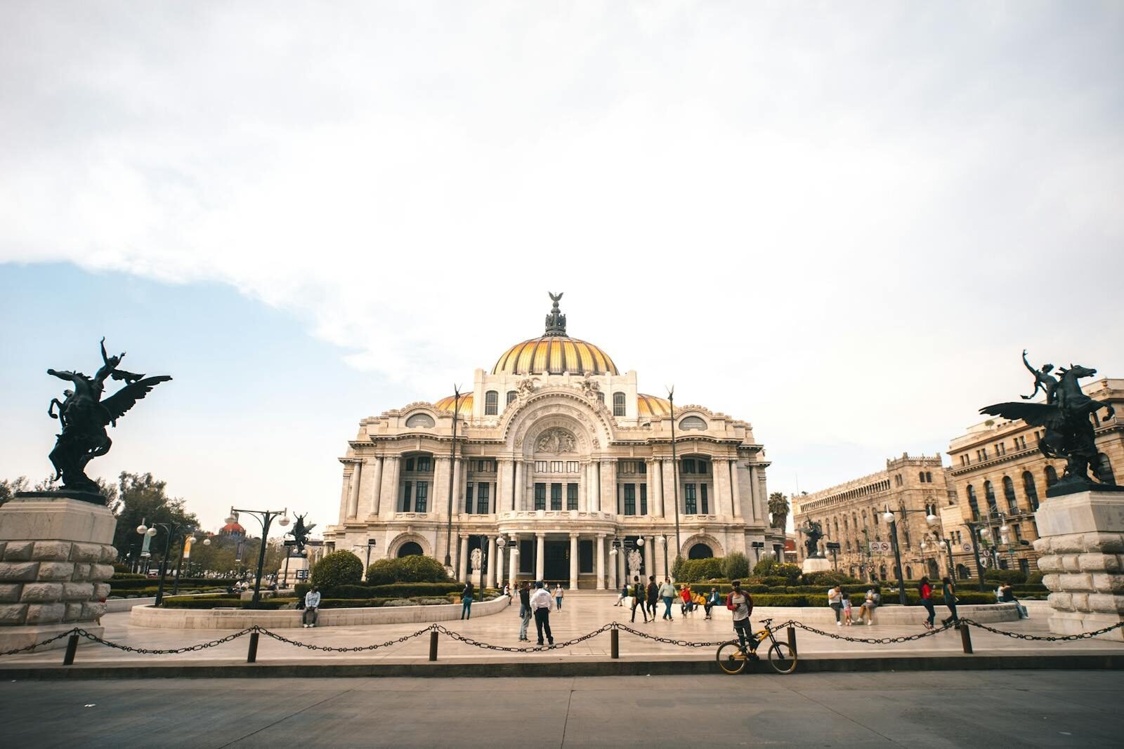 The iconic Palacio de Bellas Artes in Mexico City, a blend of architecture and art.